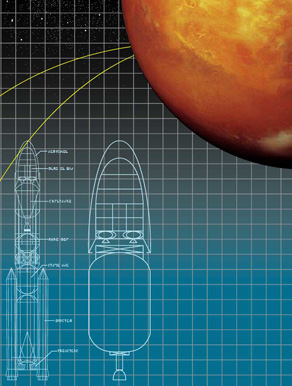 Black Book Magazine Mars Explorer Chauncey Hollingsworth Illustration